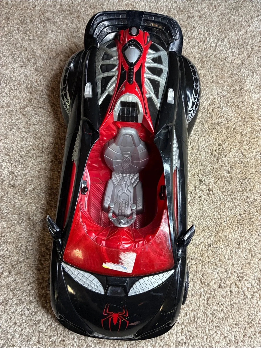 Hasbro Spider Man 2006 Spider XR-1 Racer Battle Car Toy Car